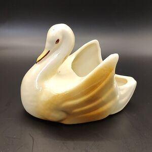 Vintage Swan Planter 1970's 